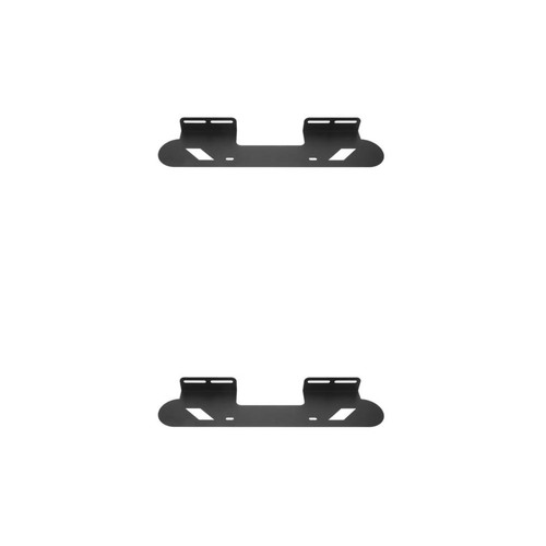 Sturdy black soundbar wall - black,